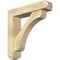 Ekena Millwork Legacy Craftsman Rough Sawn Bracket w/ Offset Brace, Douglas Fir, 6"W x 26"D x 26"H BKT0604X26X26LEC04RDF - alternate 1